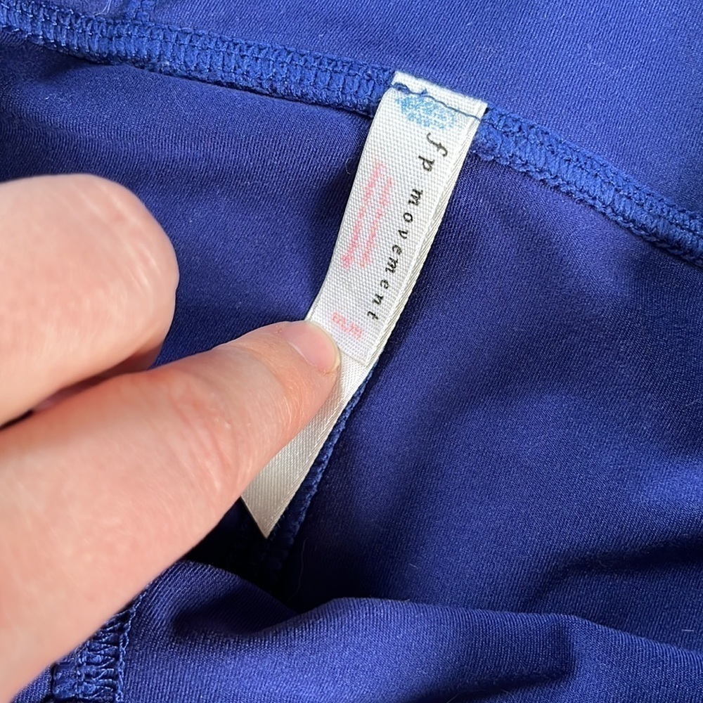 Free People Movement Synergy Yoga Leggings Blue - Picture 7 of 14